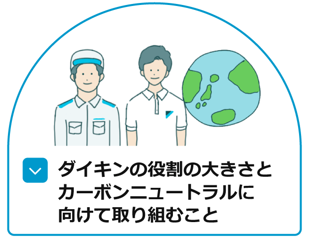 ダイキンの役割の大きさとカーボンニュートラルに向けて取り組むこと