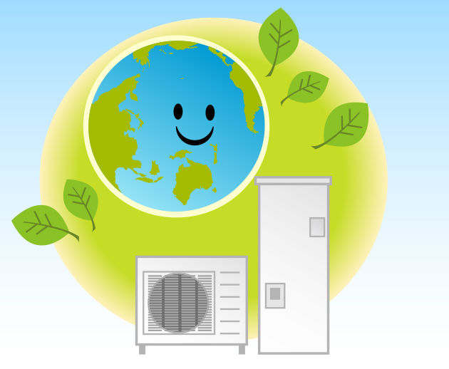 エコキュートはどんなふうに環境にやさしいんだろう？