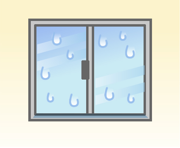 家にも人にもよくない結露（けつろ）