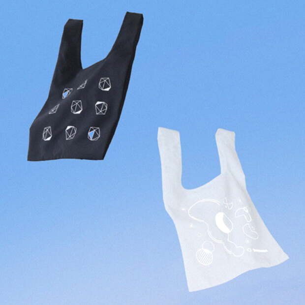 空気をデザインするエコバッグ